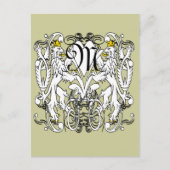Lion Rampant Renaissance Wedding Briefkaart (Voorkant)