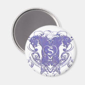 Lion Rampant Renaissance Wedding Magneet (Voorkant / Achterkant)