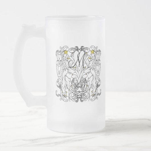 Lion Rampant Renaissance Wedding Matglas Bierpul (Links)