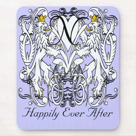 Lion Rampant Renaissance Wedding Muismat (Voorkant)