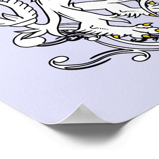 Lion Rampant Renaissance Wedding Poster (Hoek)