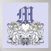 Lion Rampant Renaissance Wedding Poster (Voorkant)