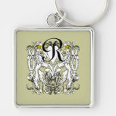 Lion Rampant Renaissance Wedding Sleutelhanger (Voorkant)