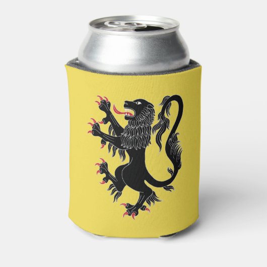 Lion Rampant Sable Blikjeskoeler (Blikje Achterkant)