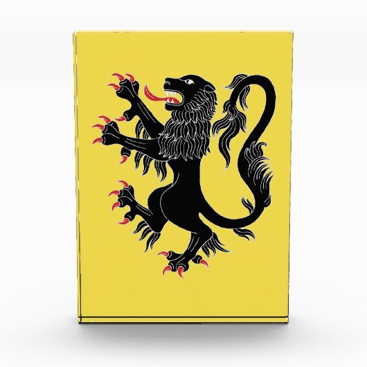 Lion Rampant Sable Fotoblokken (Voorkant)