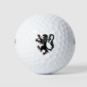 Lion Rampant Sable Golfballen (Voorkant)