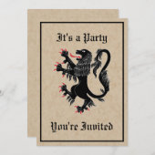 Lion Rampant Sable Kaart (Voorkant / Achterkant)