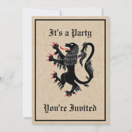 Lion Rampant Sable Kaart