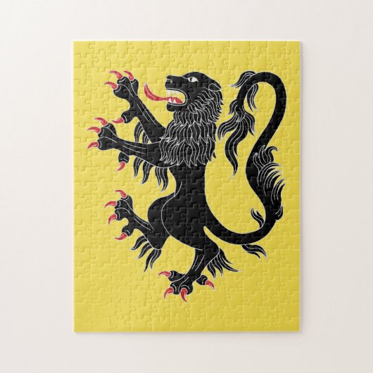 Lion Rampant Sable Legpuzzel (Verticaal)