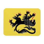Lion Rampant Sable Magneet (Horizontaal)