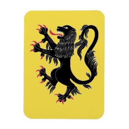 Lion Rampant Sable Magneet