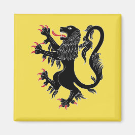 Lion Rampant Sable Magneet