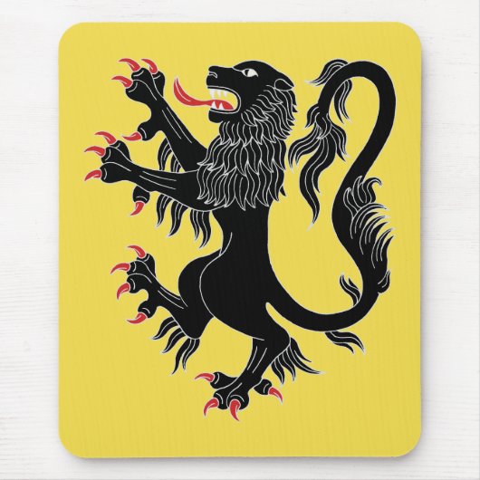 Lion Rampant Sable Muismat (Voorkant)