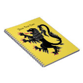 Lion Rampant Sable Notitieboek (Rechterzijde)