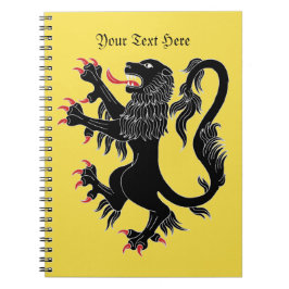 Lion Rampant Sable Notitieboek