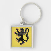 Lion Rampant Sable Sleutelhanger (Voorkant)