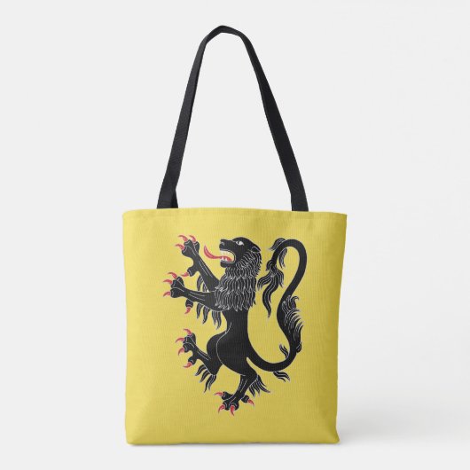 Lion Rampant Sable Tote Bag (Achterkant)