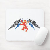 Lion Rampant, Saltiers, cheques Muismat (Met muis)