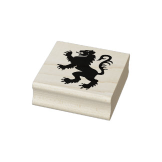 Lion Rampant Stamp Rubberstempel