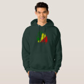 LION RASTA KING HOODIE (Voorkant volledig)