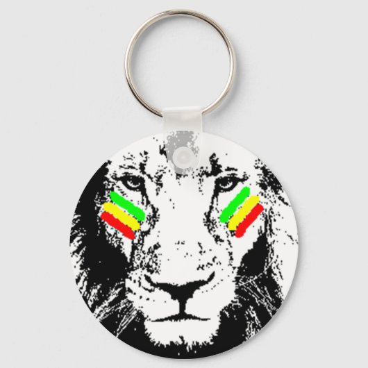 Lion Rasta Oye Black Sleutelhanger overnemen (Voorkant)