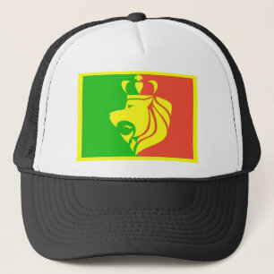 Lion Rasta Reggae Flag Trucker Pet