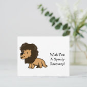 Lion Recovery Card Briefkaart (Staand voorkant)