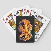 Lion Retro Art Speelkaarten (Achterkant)