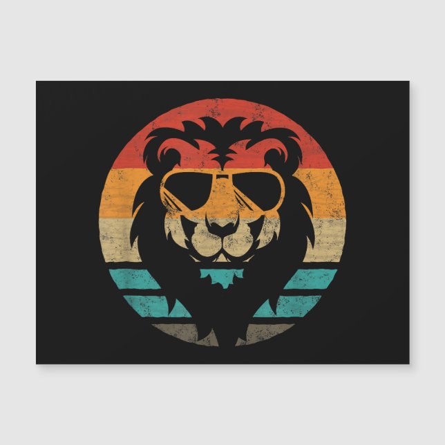 Lion Retro Style  (Voorkant)