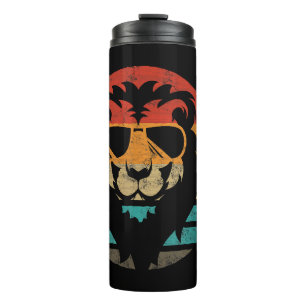 Lion Retro Style  Thermosbeker