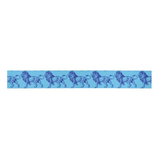 Lion Ribbon Grosgrain Lint (Voorkant)