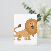 Lion Roar Briefkaart (Staand voorkant)
