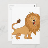 Lion Roar Briefkaart (Voorkant / Achterkant)