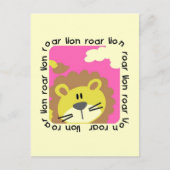 Lion Roar Tshirts en Gifts Briefkaart (Voorkant)