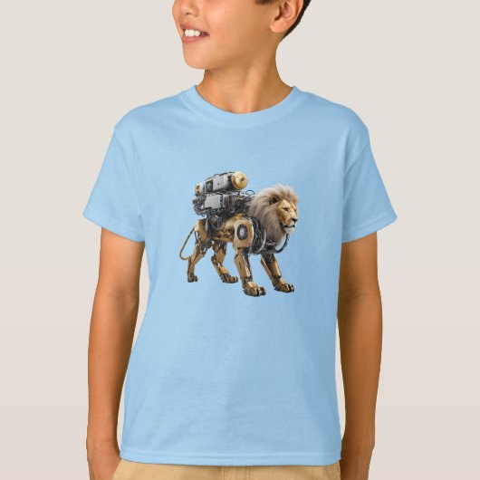 Lion Robot T-shirt (Voorkant)