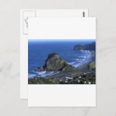 Lion Rock Piha Beach Briefkaart (Voorkant / Achterkant)