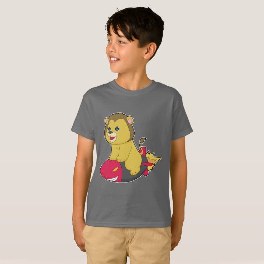 Lion Rocket T-shirt (Voorkant volledig)