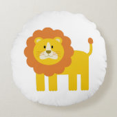 Lion Rond Kussen (Voorkant)