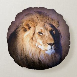 Lion Rond Kussen