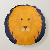 Lion Rond Kussen (Voorkant)