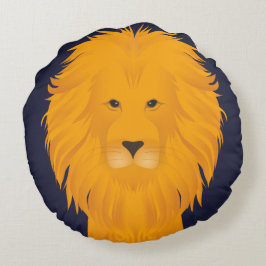 Lion Rond Kussen