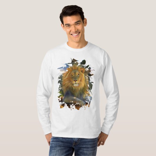 LION ROND T-SHIRT (Voorkant volledig)