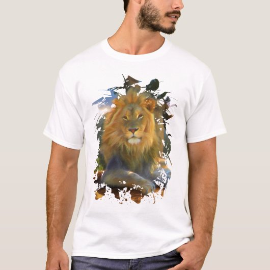 LION ROND T-Shirt (Voorkant)