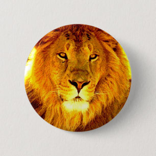 Lion Ronde Button 5,7 Cm