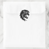 Lion Ronde Sticker (Tas)