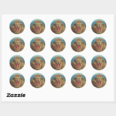 Lion Ronde Sticker (Vel)