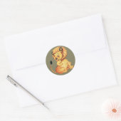 Lion Ronde Sticker (Envelop)