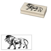 Lion Rubber Stamp Rubberstempel (Gestempeld)