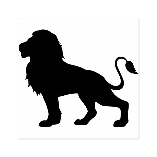 Lion Rubberstempel (Afrduk)