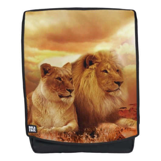 Lion Rugtassen (Voorkant)